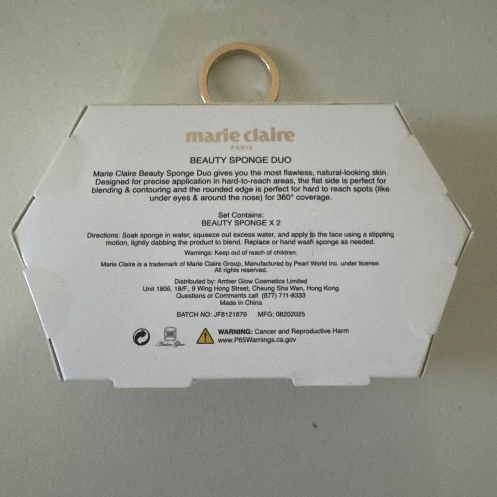 Marie Claire Paris Beauty Sponge Duo